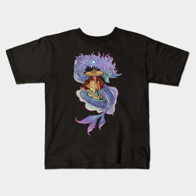 Raya (Fanart) Kids T-Shirt by illfatedkvist